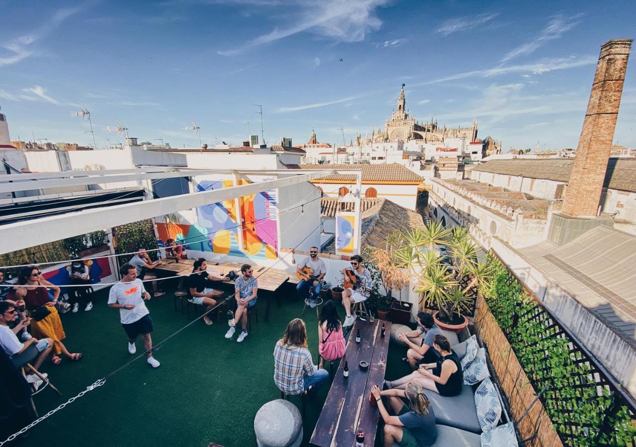 La Banda Rooftop Hostel Sevilla Exterior foto
